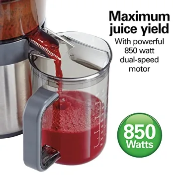 Hamilton Beach Juicer Big Mouth 3" Feed Chute 850W