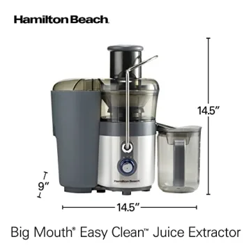 Hamilton Beach Juicer Big Mouth 3" Feed Chute 850W