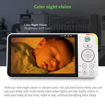 LeapFrog LF915-2HD Baby Monitor - HD Display & Night Vision