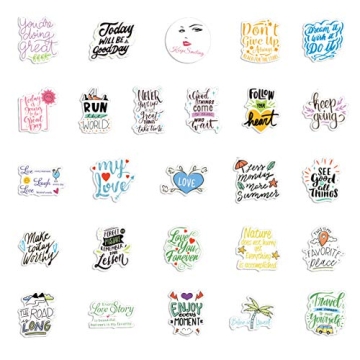 100pcs Motivational Waterproof Stickers for All Ages