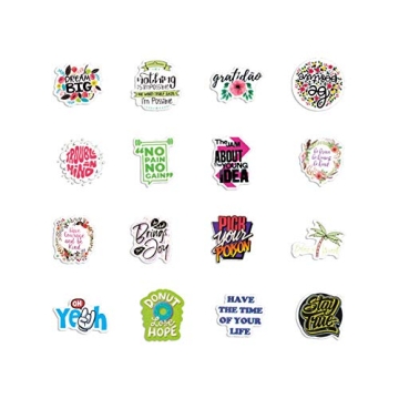 100pcs Motivational Waterproof Stickers for All Ages