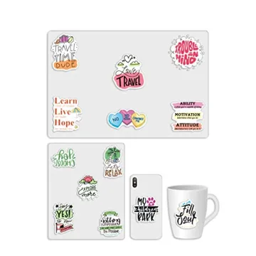 100pcs Motivational Waterproof Stickers for All Ages