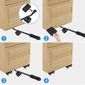 Harupink 440Lbs Furniture Mover with Lifter Wheels