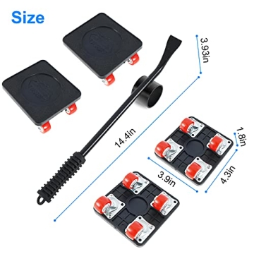 Harupink 440Lbs Furniture Mover with Lifter Wheels