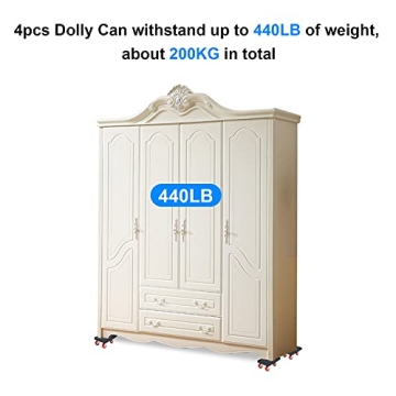 Harupink 440Lbs Furniture Mover with Lifter Wheels