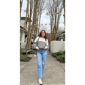 ETCYY Trendy Batwing Sleeve Oversized Sweater for Women