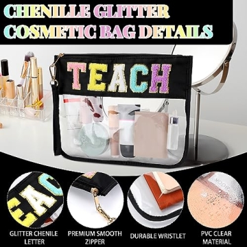 Hillban Chenille Letter Bags for Teachers and Organizers