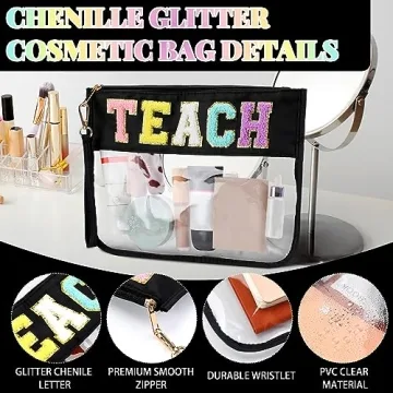 Hillban Chenille Letter Bags for Teachers and Organizers