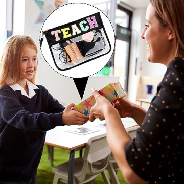 Hillban Chenille Letter Bags for Teachers and Organizers