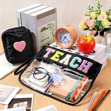 Hillban Chenille Letter Bags for Teachers and Organizers