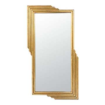 SAFAVIEH Home Trenla Gold Foil Rectangle 49-inch High Decorative Accent Mirror