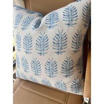 YugTex Marcus Printed Decorative Square Accent Throw Pillow Cover - Decor for Living Room, Sofa, Cha...