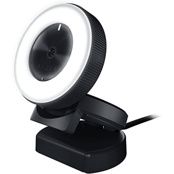 Razer Kiyo Streaming Webcam with Ring Light and Microphone