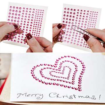 Rhinestone Stickers 4125 PCS, Nicpro Self Adhesive Gems Stick on Face Body Hair Makeup Festival, Bling Jewels in 3 Size 25 Colors,25 Embellishments Sheet for Decorations Crafts Nail Card