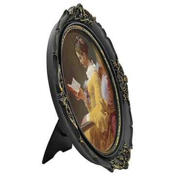 Vintage 11x14 Picture Frame - Elegant Oval Design