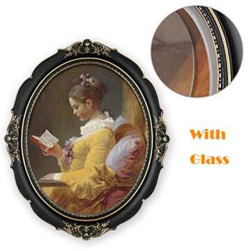 Vintage 11x14 Picture Frame - Elegant Oval Design