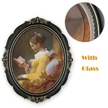 Vintage 11x14 Picture Frame - Elegant Oval Design