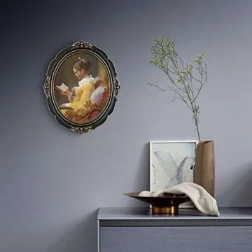 Vintage 11x14 Picture Frame - Elegant Oval Design