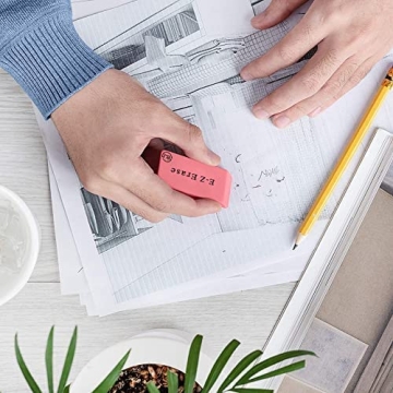 Bulk Pink Erasers - 120 Count for Kids & Office