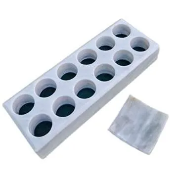 Luxurious Essential Oil Holder Case - 100% Onyx Marble - Free Matching Oil Tray - Holds 12, 15ml Bottles - Storage and Display for Your Oils - Professional Quality and Design (Gray Marble)