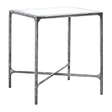 Stylish SAFAVIEH Couture Jessa End Table with Glass Top