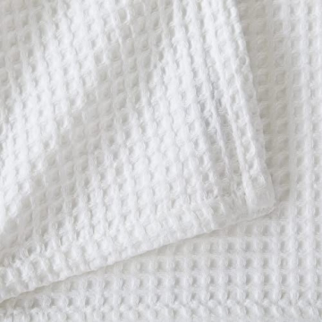 100% Cotton Waffle Weave Blanket Soft Breathable All-Season