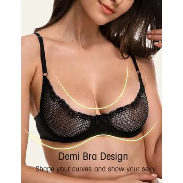 Wingslove Women's Sexy Lace Bra Breathable Unlined Comfort