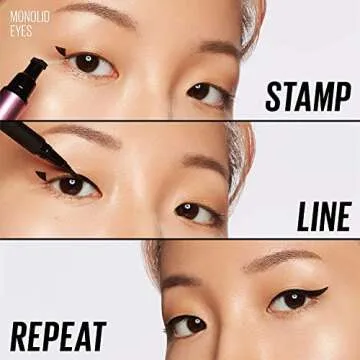 Kaja Winged Eyeliner Set - Wink Stamp Original | with Avocado Extract, Double-ended Wing, Smudge-Proof, Waterproof, Eye Irritation Tested, Long Lasting Pencil, Colorstay, Matte Finish, Cat Eye Look