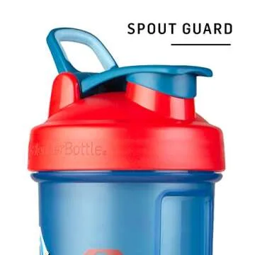BlenderBottle Justice League Classic V2 Shaker Bottle Perfect for Protein Shakes and Pre Workout, 28-Ounce, Retro Wonder Woman