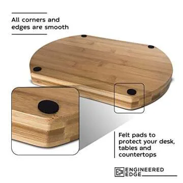 Essential Oil Diffuser Stand - Wooden Circular Stand with Storage for Nine (9) Essential Oils - Diffuser not Included, Display ONLY