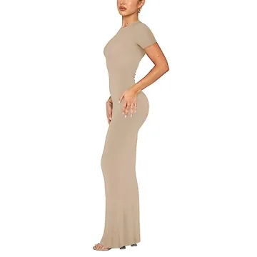 REORIA Women's Summer Maxi Dress Elegant Comfort Fit