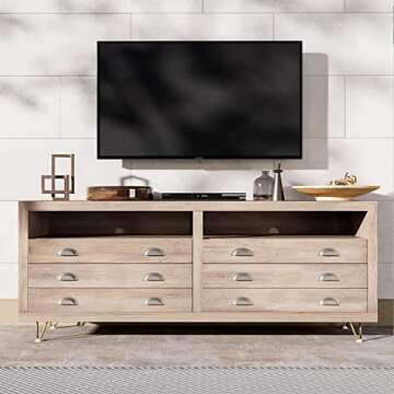 SMARTSTANDARD 4 Inch Hairpin Furniture Legs, 3/8'' Rods Metal Home DIY Projects for Nightstand, Coffee Table, Dresser with Rubber Floor Protectors, Gold Set of 4PCS