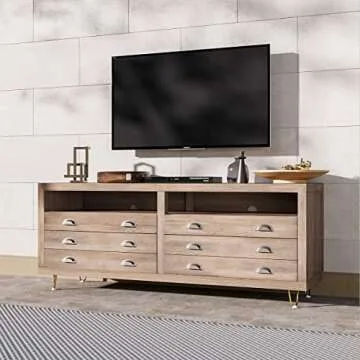 SMARTSTANDARD 4 Inch Hairpin Furniture Legs, 3/8'' Rods Metal Home DIY Projects for Nightstand, Coffee Table, Dresser with Rubber Floor Protectors, Gold Set of 4PCS