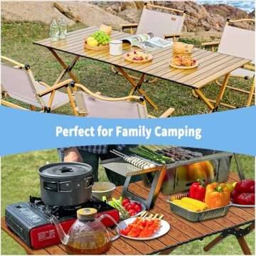 TAO ONE Camping Table – Portable 4FT Folding Table
