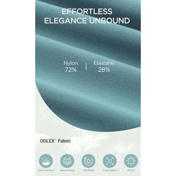 ODODOS Women's Cross Waist 7/8 Yoga Leggings with Pockets, Inseam 25" Gathered Crossover Workout Yoga Pants, Teal, X-Small