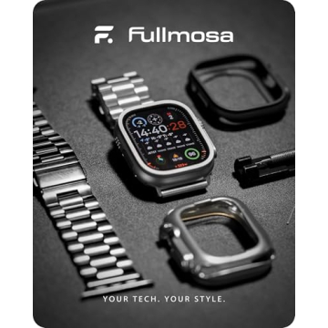 Fullmosa Metal Apple Watch Band - Adjustable Elegance 38-41mm