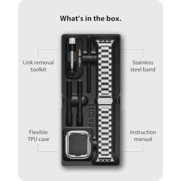 Fullmosa Metal Apple Watch Band - Adjustable Elegance 38-41mm