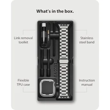 Fullmosa Metal Apple Watch Band - Adjustable Elegance 38-41mm