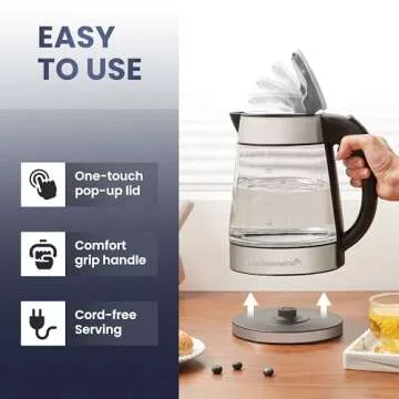 Elite Gourmet Electric Kettle: Fast Boil & Elegant Design!
