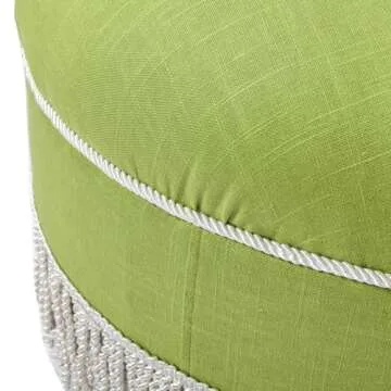 Jennifer Taylor Home Ottoman - Hand Tufted Luxury Design