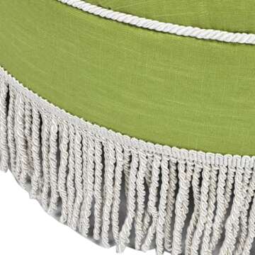 Jennifer Taylor Home Ottoman - Hand Tufted Luxury Design