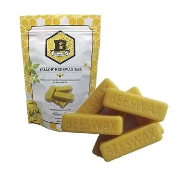 Beesworks Pure Beeswax Bars for Candle Making and Skin Care