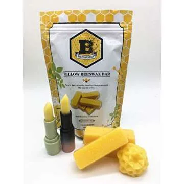 Beesworks Pure Beeswax Bars for Candle Making and Skin Care