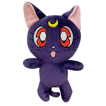 Great Eastern Entertainment Sailor Moon Luna Plush Toy - 7" H