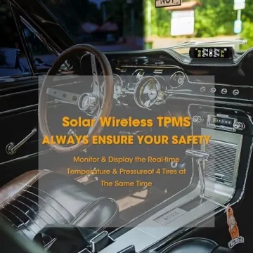 Mieaoll Solar TPMS for RV & Trailer - 4 Sensors