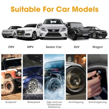 Mieaoll Solar TPMS for RV & Trailer - 4 Sensors