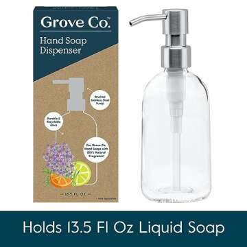 Grove Co. Gel Hand Soap Dispenser Bundle - Eco-Friendly 2 Pack