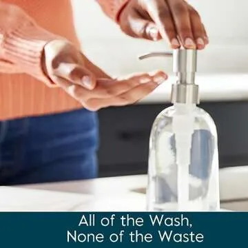 Eco-Friendly Refillable Glass Hand Soap Dispenser Set