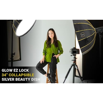 Glow EZ Lock 34" Collapsible Silver Softbox for Portraits