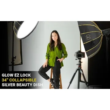 Glow EZ Lock 34" Collapsible Silver Softbox for Portraits